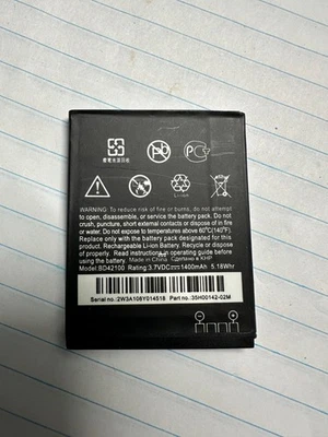 Batería HTC sin probar 1400 mAh para T-Mobile myTouch 4G BD42100 35H00142-02M usada. Foto 1 de 2
