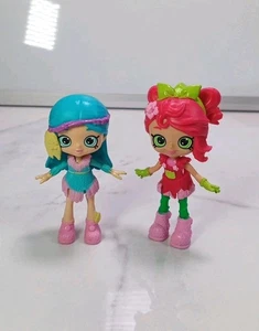 Shopkins Happy Places Lil' Shoppie Puppen Set Rosie Bloom & Faith Federn - Bild 1 von 4