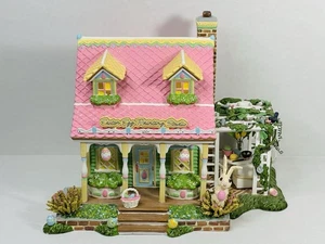 Department 56 Snow Village Easter Egg Painting Studio #55385 Retired 2006 Works - Picture 1 of 13