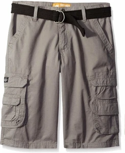 Lee Dungaree's Boy's Size 10R Cargo Shorts NWT Gray Adjustable Waistband - Picture 1 of 4