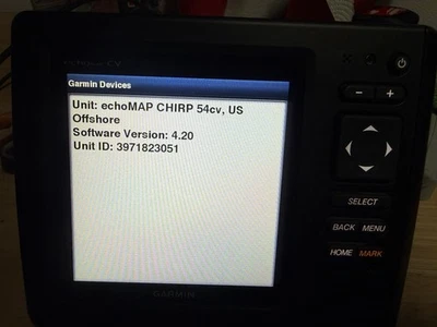 Garmin EchoMap CHIRP 54cv Sonar Display Head Unit - Image 1 of 4