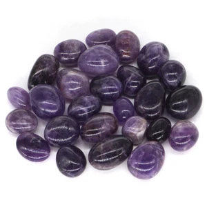 Piedra pulida mineral a granel de 200 g de cristal de amatista natural curativo Reiki - Imagen 1 de 4