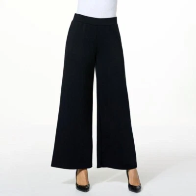 IMAN Global Chic All Day Elegance Wide Leg Ponte Pant Size XLT Business Casual - Image 1 of 4