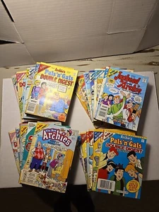 The Archie Digest Library Archie Magazines Archie's Double Digest Lot of 26 - Picture 1 of 5