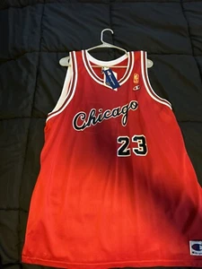 Michael Jordan Chicago Bulls Jersey XXL Champion Gold NBA 50th New With Tags!! - Picture 1 of 5