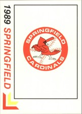 1989 Springfield Cardinals Best #30 Team logo/Checklist