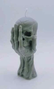 skull candles,skeleton gothic candle,pillar candle, Halloween candle,sugar skull - Picture 1 of 9