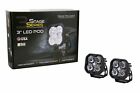 Diode Dynamics Stage Series 3" SAE/DOT White Sport Standard LED Pod (pair) COMBO
