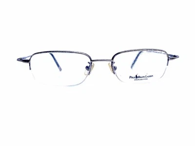Ralph Lauren Polo Plata Metal Medio Borde Ovalado Gafas Polo 1831 JF8 48 18 135 Foto 1 de 4