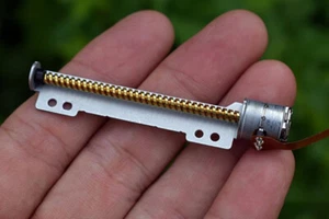 Micro Mini 10mm 2-Phase 4-Wire Stepper Motor 50mm Long Lead Linear Screw Shaft - Picture 1 of 10