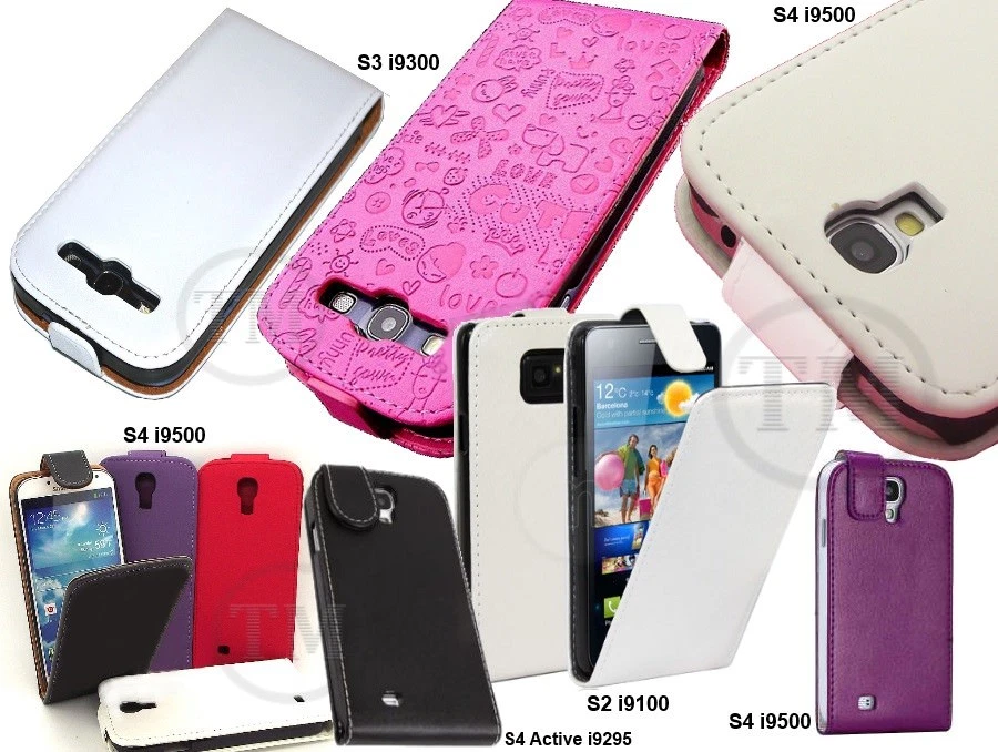 Чехол-раскладушка для моделей Samsung Galaxy SII SIII SIV SV кожаный чехол высшего качества - Изображение 1 из 1