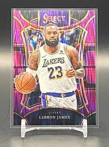 2023-24 Panini Select Lebron James Purple Flash #/175 Mezzanine #335 Lakers - Bild 1 von 4