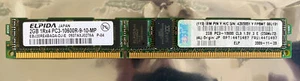 EBJ21RE8BAGA-DJ-E Elpida 2GB DDR3 registrierter ECC PC3-10600 1333 MHz Server Mem - Bild 1 von 3