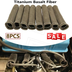 2500° Titanio BUJÍA ALAMBRE BOTAS PROTECTOR TÉRMICO FUNDA SBC BBC 350 EE. UU. - Imagen 1 de 6