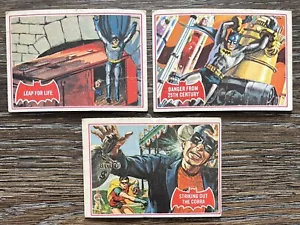 Lote de 3 tarjetas de Batman 1966 - partes traseras de rompecabezas - Imagen 1 de 2