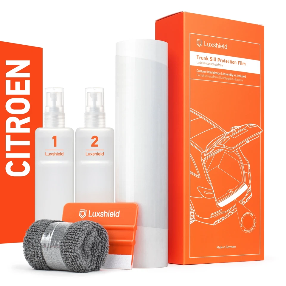 Lámina protectora de borde de carga para Citroën C5 Aircross 1 (I) transparente brillante - Imagen 1 de 4