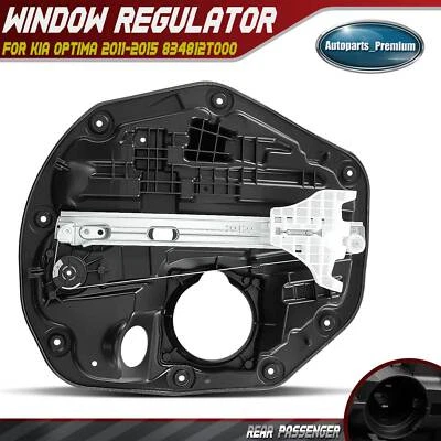 Regulador de ventana eléctrica de pasajero trasero con panel y motor para Kia Optima 2011-2015 Foto 1 de 4