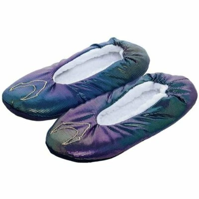 Mera Aquaman DC Comics Metallic Scale Print Adult Unisex Slippers - Image 1 of 4