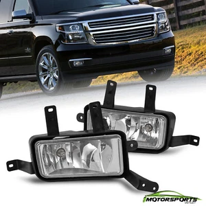 Fit 2015-2020 Chevy Tahoe/Suburban/GMC/Yukon XL Bumper Fog Light Pair w/Bulb - Foto 1 di 7