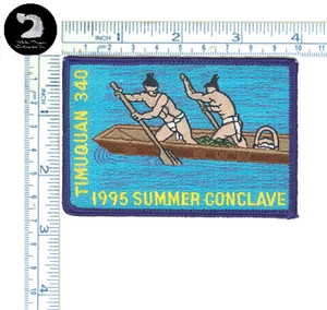 Boy Scouts Of America Timuquan Lodge 340 WCFC 1995 Summer Conclave Patch - Picture 1 of 1