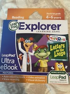 LeapFrog Letters on the Loose Learning Game Ultra eBook Ages 4-6 Years BRAND NEW