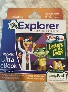 LeapFrog Letters on the Loose Learning Game Ultra eBook Ages 4-6 Years BRAND NEW - Picture 1 of 2