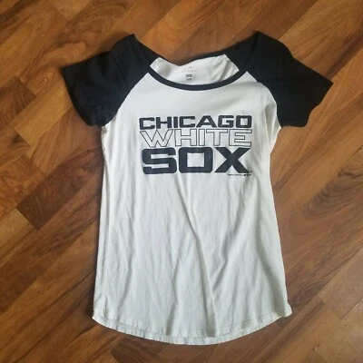 Chicago white sox реглан рубашка средний черный и белый Bin16 - Изображение 1 из 4