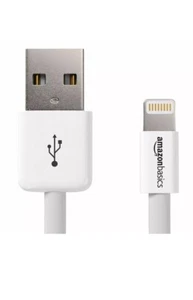 AmazonBasics Lightning to USB-A Cable - Apple MFi Certified - 3 Ft- WHITE - Picture 1 of 2