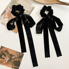 Fashion Vintage Velvet Bow Scrunches Simple Elastic Hair Tie Hair Accessories WN