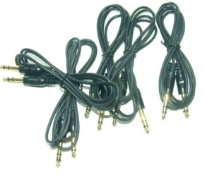 CAVO AUDIO PROLUNGA MASCHIO MASCHIO 6,3mm 1,5 METRI CONNETTORI STEREO KIT 5 PEZ - Picture 1 of 1