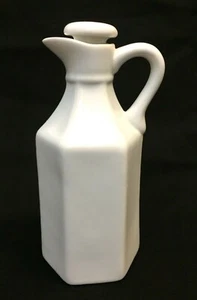 XCell Weiß Keramik 6-seitig Öl oder Essig Cruet Mini Krug - Bild 1 von 9