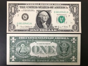 1969D Chicago 1$ One Dollar Note - Gem Uncirculated - Imagen 1 de 1