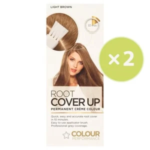 2❌Superdrug Colour Performance Root Cover/Touch Up Shade 6 LIGHT BROWN Brand New - Picture 1 of 9