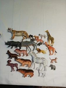21 Pieces Mini Safari Animals Figures,Jungle Zoo Animals Toys,Forest Animals - Picture 1 of 5