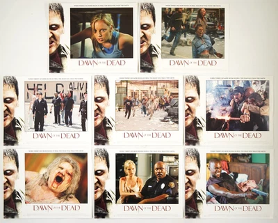 DAWN OF THE DEAD Compl Set of 8 Movie Lobby Cards 2004 ZACK SNYDER ZOMBIE HORROR - Image 1 of 4