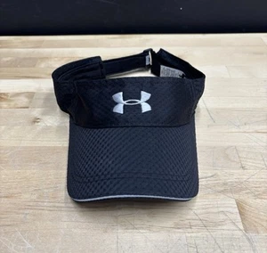 Under Armour Sun Golf Running Reflective Adjustable Women's Mesh Visor Black - Picture 1 of 12