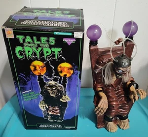 1997 Tales From The Crypt Electric Chair Animated Cryptkeeper Original Box WORKS - Picture 1 of 9