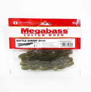 Megabass Soft Lure Bottle Shrimp 3 Inches Light Watermelon (8560) - Picture 1 of 6