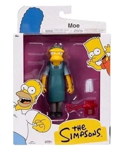 2024 Jakks Pacific The Simpsons 5" Moe Szyslak Action Figure with Phone & Rag - Picture 1 of 2