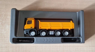 Herpa 313599 MB AROCS S autocarro cassone ribaltabile 8x4 arancione 1:87 OVP - Immagine 1 di 4