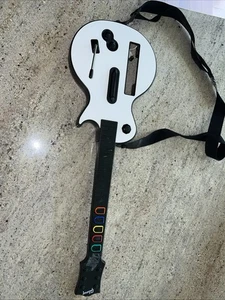 Nintendo Wii Guitar Hero Gibson Les Paul Rojo Octano con Correa 95125-805 Blanco - Imagen 1 de 6