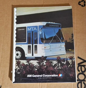 VTG 1973 AM General Corporation Book Introducing Transit Bus Buses Excellent - Picture 1 of 13