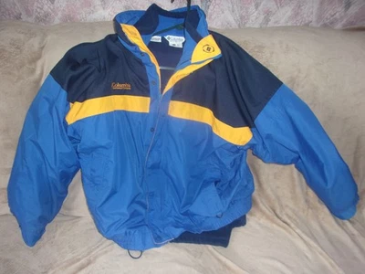 COLUMBIA Men's Bugaboo Ski Jacket Removable Liner Winter XL Blue / Yellow EUC - Image 1 of 3