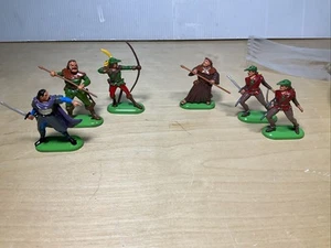 (6) FIGURAS ROBIN HOOD 1971 GRAN Bretaña detalle Base metálica - Imagen 1 de 11