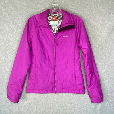 Columbia Pink Thermal Comfort Omni Heat Rain Jacket, size XS - Image 1 of 4