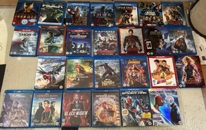 Avengers movie bundle Blu ray and some 3D including all Spider-Man films - Picture 1 of 1