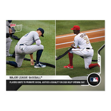 2020 Topps Now #1 Players Unite Social Justice & Equality Aaron Judge