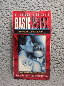 Basic Instinct (VHS, 1994, Widescreen Original Directors Cut) - Picture 1 of 7