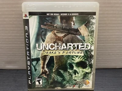Uncharted: Drake's Fortune (Sony PlayStation 3, 2007) CIB With Manual - Image 1 of 3