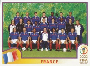 025 TEAM TEAM # ZIDANE FRANKREICH NEU STICKER WM KOREA JAPAN 2002 PANINI - Bild 1 von 2